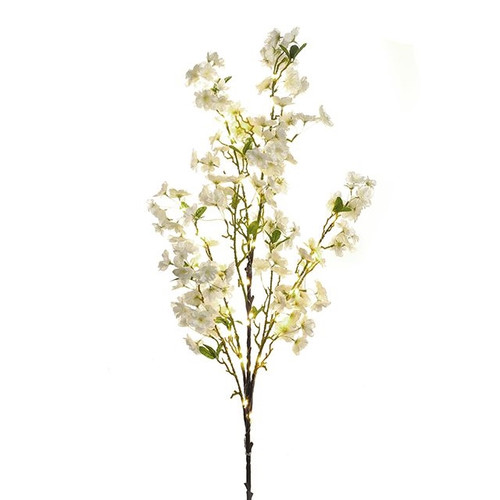 Cherry Blossom Branch with Lights White 120 cm