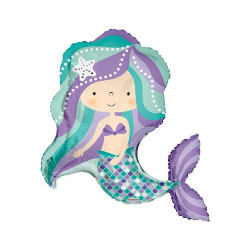 Mermaid Balloon 36" Foil