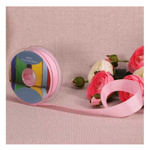 Pink Grosgrain Ribbon - 25mm