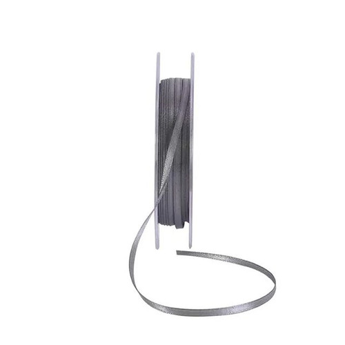 Grey Satin Ribbon - 3mm