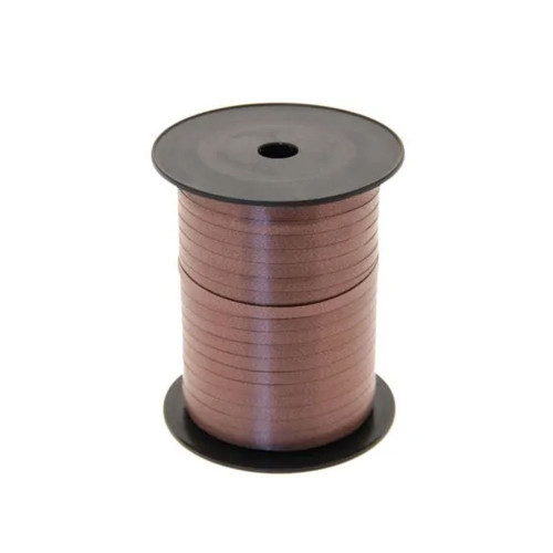 Chocolate Curling Ribbon - 5mm x 500m from Country Baskets