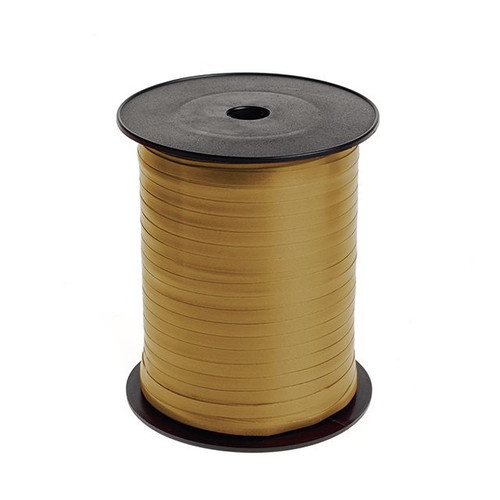Old Gold Curling Ribbon - 5mm x 500m from Country Baskets