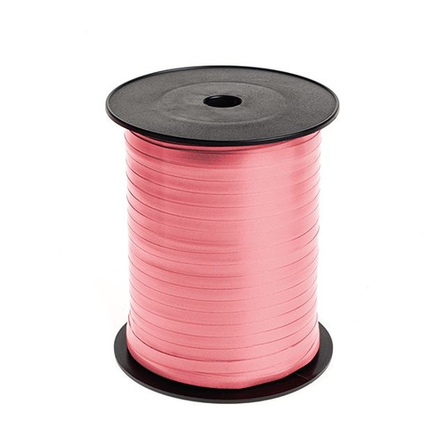 Soft Pink Curling Ribbon - 5mm x 500m from Country Baskets