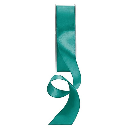 Teal Green Satin Ribbon - 25mm