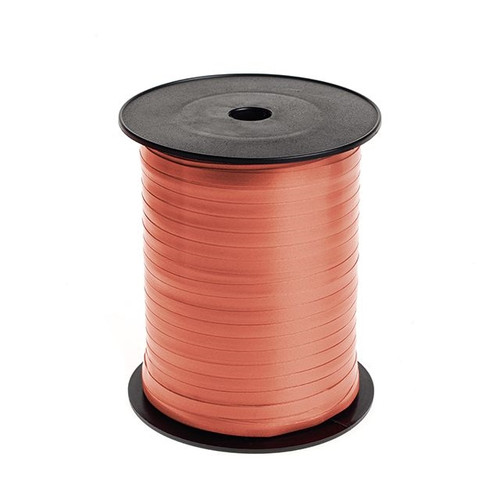 Salmon Curling Ribbon - 5mm x 500m from Country Baskets