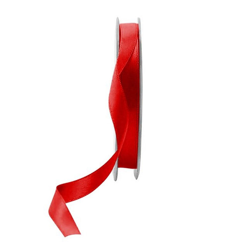 Bright Red Satin Ribbon - 10mm