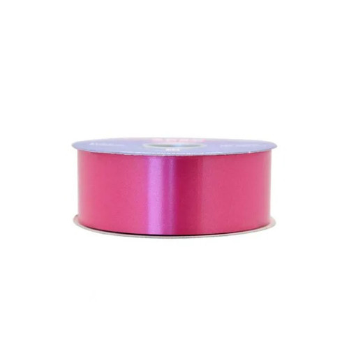 Cyclamen Poly Ribbon - 50mm x 100 yards