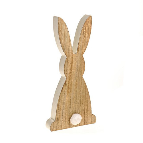 Bobtail Wooden Standing Bunny 40 cm from Country Baskets