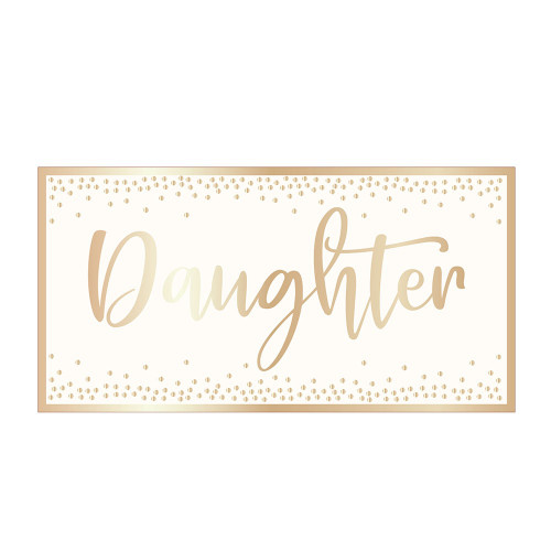 Daughter Money Wallet Gold