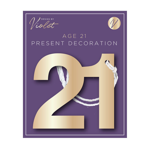 Age 21 Present Decoration from Country Baskets