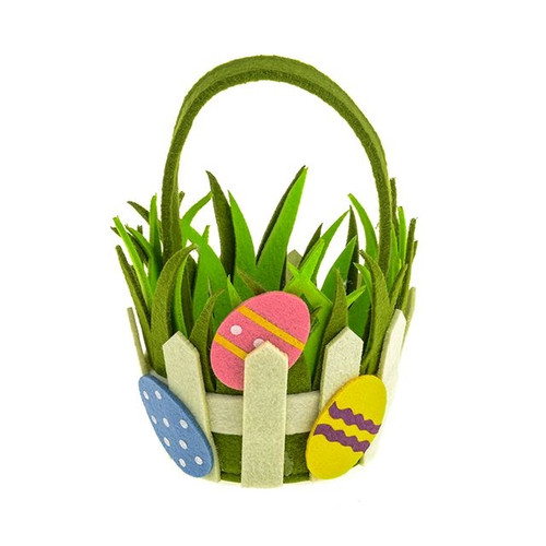 Easter garden Basket Round