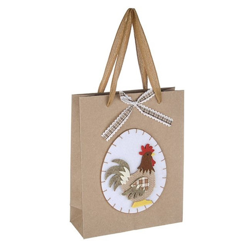 Easter Rooster Gift Bag 25 cm from Country Baskets