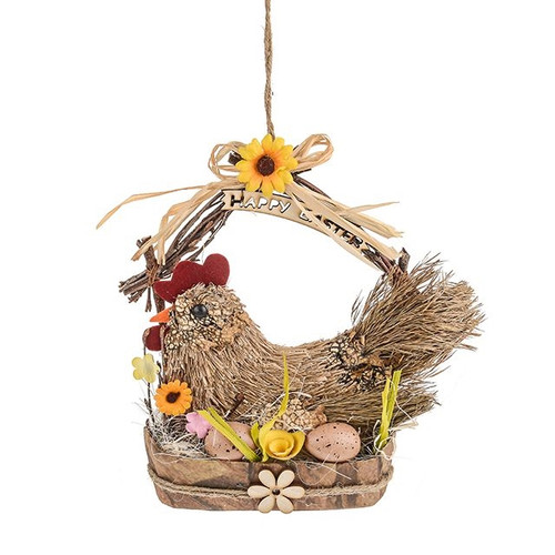 Farmhouse Chicken Hanging 24Cm