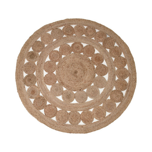 Round Rug Braided Jute 150Cm