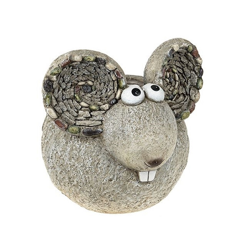 Chipper Stone Effect Mouse Planter