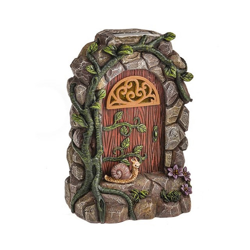 Secret Garden Solar Fairy Door With Ivy