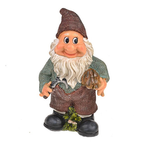 Joyful Fun Gardening Gnome Ornament from Country Baskets