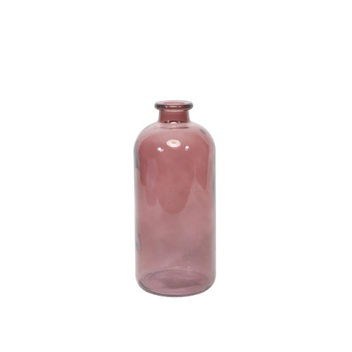 25cm Leon Bottle Dusky Pink from Country Baskets