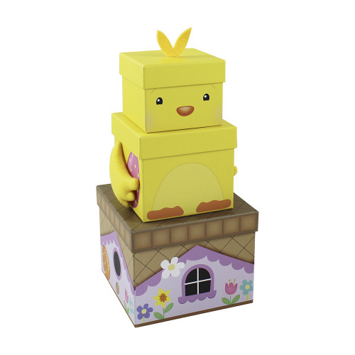 Easter Chick Plush Box