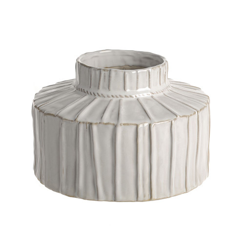 Striped Ceramic Pot 20.5cm