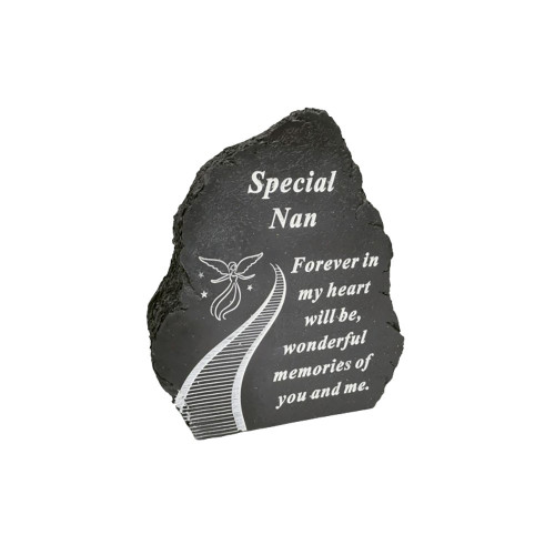 Nan Black Stairway Rock 21x19cm from Country Baskets
