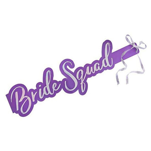 Bride Squad Card Sash 5 Pack