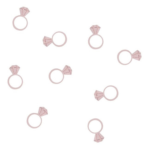 Rose Gold Ring Confetti