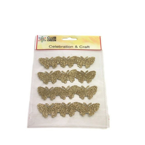 Gold Glitter Butterfly | Country Baskets