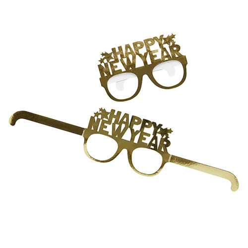 HAPPY NEW YEAR GLASSES 10 PACK