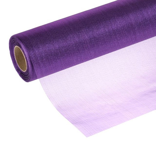 Organza Snow Sheer Roll Plum