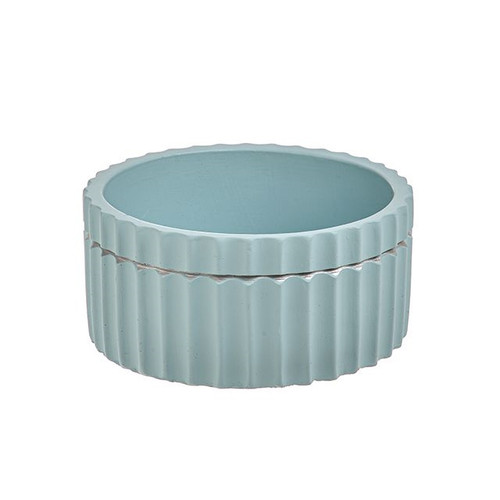 Abigail Blue Cement Pot 7Cm from Country Baskets