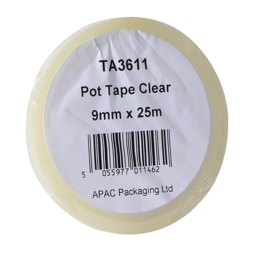 9mmx25m Clear Waterprf Tape(50) from Country Baskets