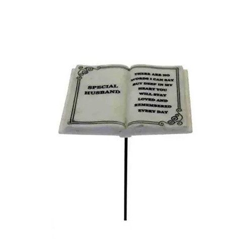8.5cm x 6.5cm Special Husband Memorial Pick (12/72)