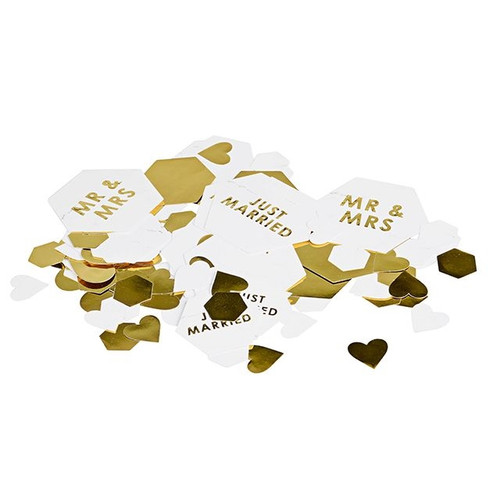 Scripted Marble Table Scatter Confetti