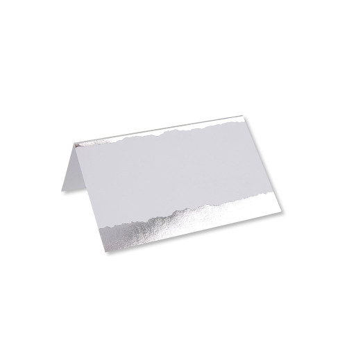 Dipped in Silver Place Cards - 25 from Country Baskets