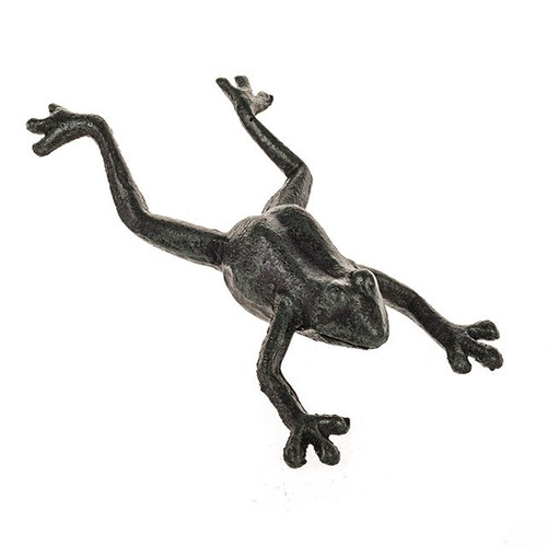 Cast Iron Stretching Frog Ornament