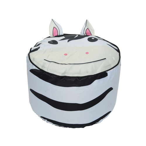 Childrens Blow Up Chair Zebra Design 24cm from Country Baskets