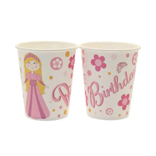 Princess Party Party Cups - 9oz (x8) (12/72)