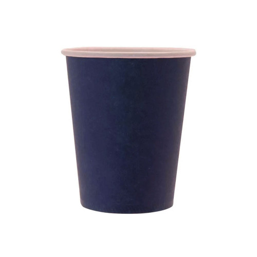 Dark Blue Party Cups Pk8 9Oz