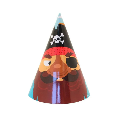 Pirate Party Hats (x8) (12/72)