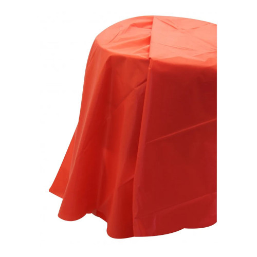 RED Round Plastic Tablecover