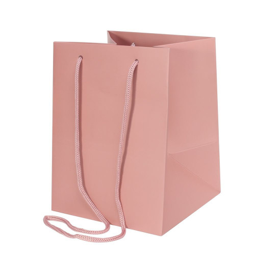 Hand Tie Bag Deep Pink 19x25cm