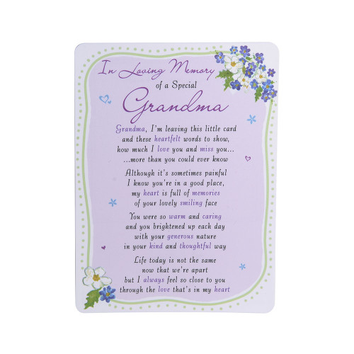 Cards In Loving Memory Of A Special Grandma