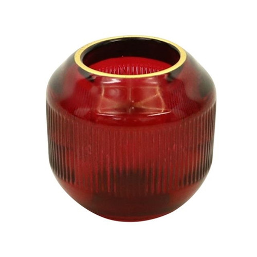 Ambiance Tealight Holder Red 9 cm