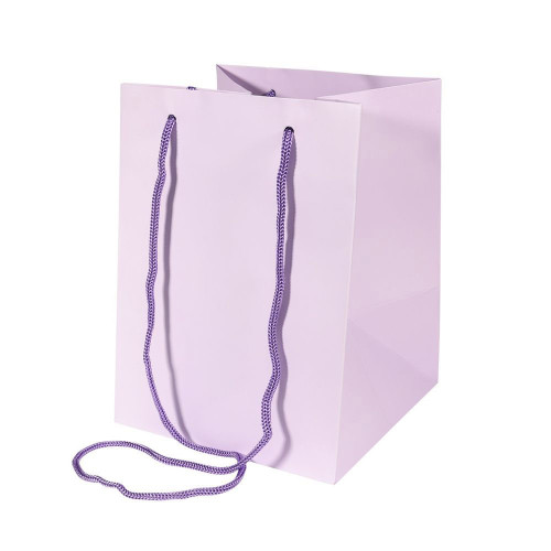 Hand Tie Bag Lilac 19x25cm