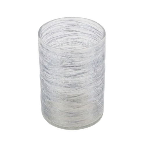 Spin Spiral Candle Holder Silver Small