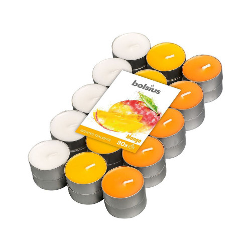 Fragranced Tealight 4hr pck30  - Mango