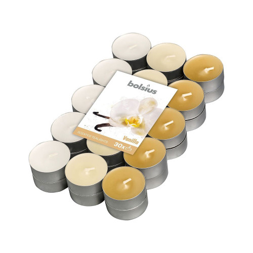 Fragranced Tealight 4hr pck30 - Vanilla from Country Baskets