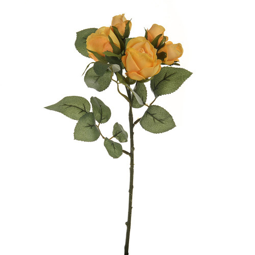 Rose x5 Spray Dark Yellow 37cm