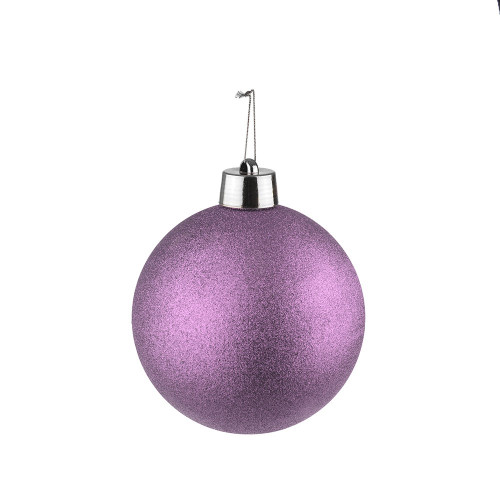 Pink Glitter Shatterproof Bauble (x1) (20cm)